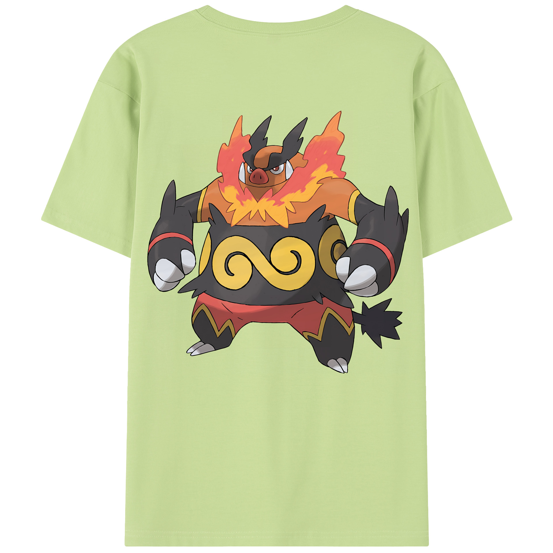 （画像用） ポケットモンスター Pokémon 綿100％半袖Tシャツ（背面プリント）